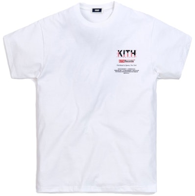 KITH Records Tee White Buy KITH Records Tee White