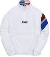 KITH Retro Quarter Zip Track Jacket White KITH Retro Quarter Zip Track Jacket White
