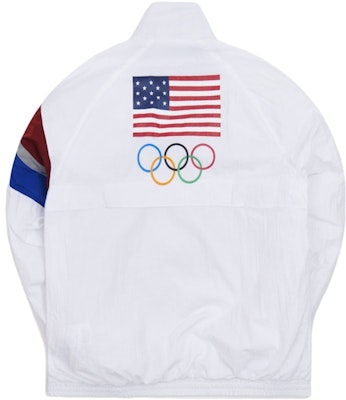 KITH Retro Quarter Zip Track Jacket White Order KITH Retro Quarter Zip Track Jacket White