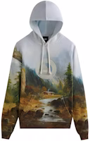 KITH Scenic Print Pullover Hoodie Unisex Grey KHM030880-320 KITH Scenic Print Pullover Hoodie Unisex Grey KHM030880-320