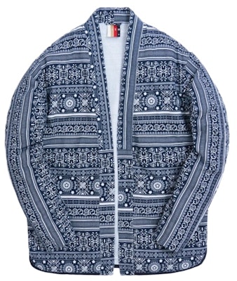 KITH Seersucker Bandana Gi Navy/White Buy KITH Seersucker Bandana Gi Navy/White