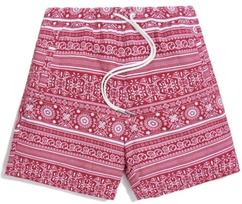 KITH Seersucker Hardaway Short Red/White Buy KITH Seersucker Hardaway Short Red/White