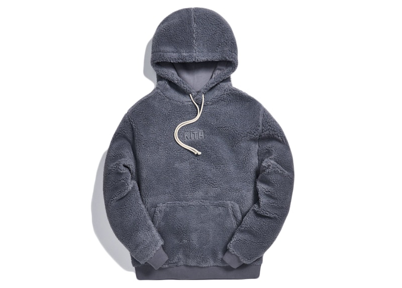 KITH Sherpa Classic Logo Hoodie Monument