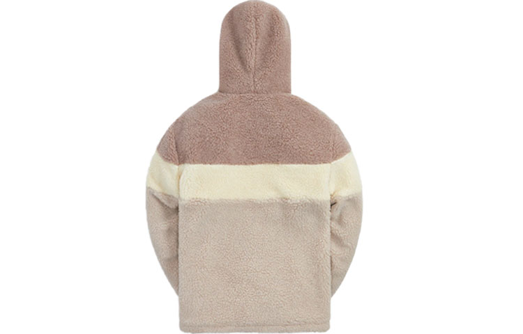 Lookbook 키스 셰르파 자수 더블포켓 풀오버 후디 카키 남성. KHM030033-204