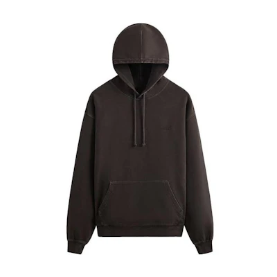 KITH Solid Color Brown Hoodie Long Sleeve Pullover KHM031084-211