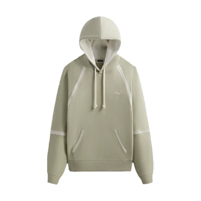 KITH Solid Color Cotton Hoodie Green khm031836-391