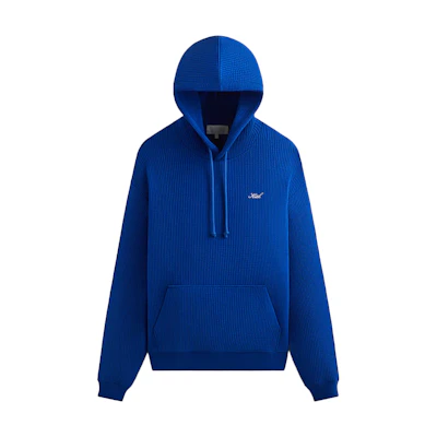 KITH Solid Color Drawstring Hoodie Blue khm031813-423