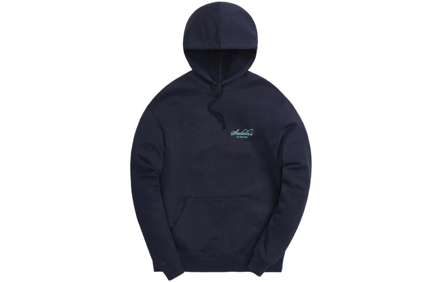 KITH Solid Color Hoodie Navy Blue ( Long Sleeve) KH2610-102