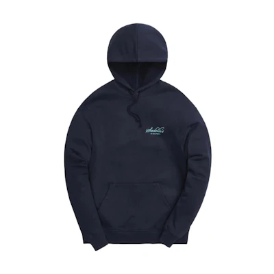 KITH Solid Color Hoodie Navy Blue ( Long Sleeve) KH2610-102
