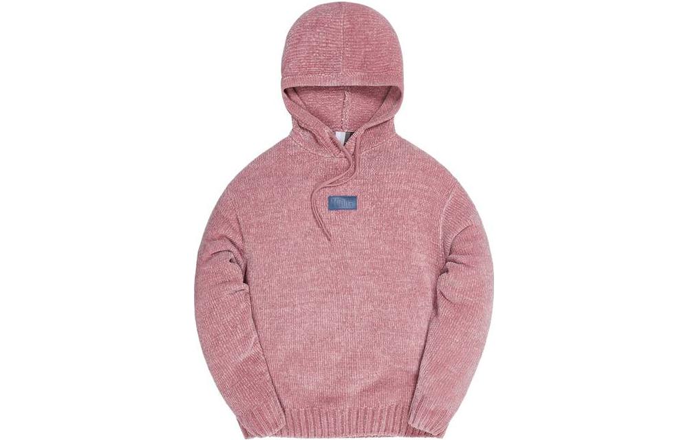 KITH Solid Color Knitted Hoodie Unisex Light Purple-Red KH2504-111