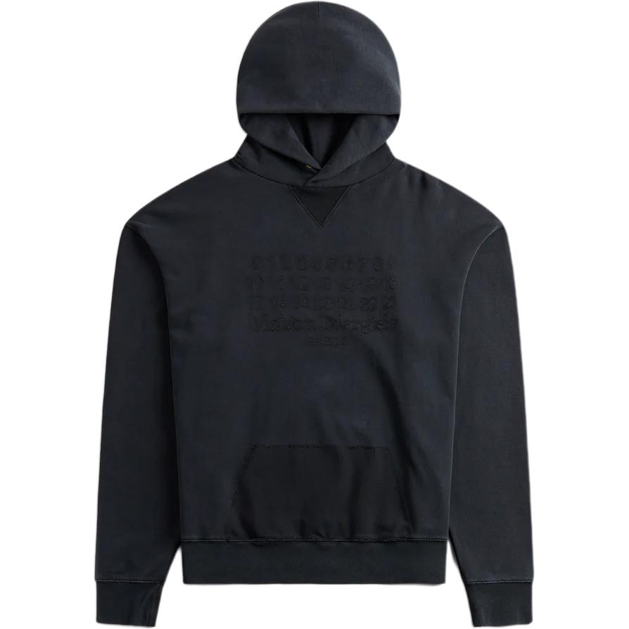 KITH Solid Color Oversized Hoodie Black ms50gu0216s25570860