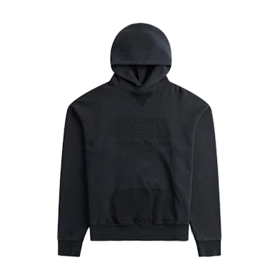 KITH Solid Color Oversized Hoodie Black ms50gu0216s25570860