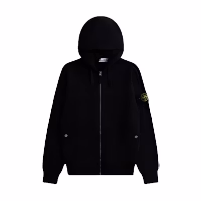 KITH Solid Color Zip-Up Hoodie Black si801563160-v0029