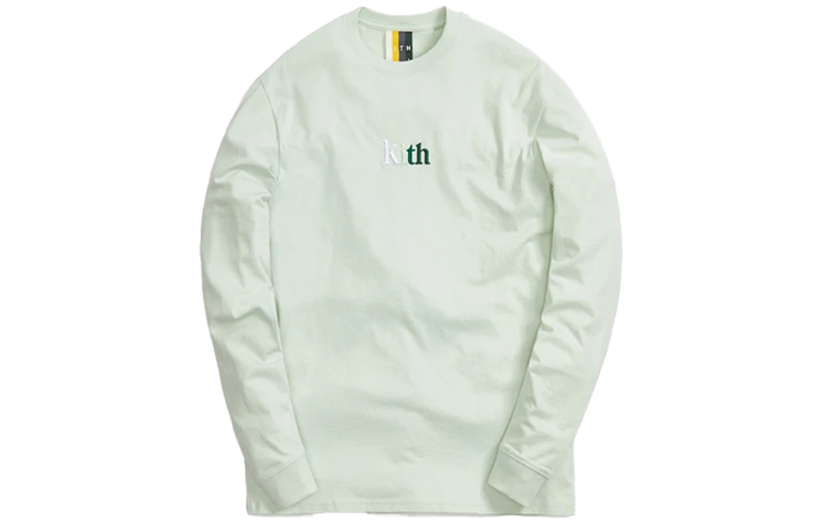 KITH Solid Logo Crewneck Sweatshirt Unisex Green KH030037-106