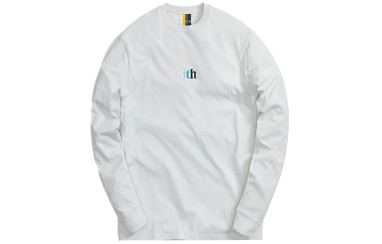 KITH Solid Logo Crewneck Sweatshirt Unisex Grey White kh030037-109