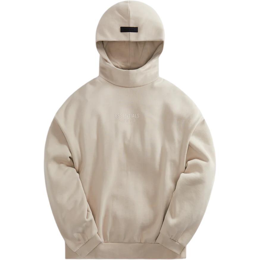 KITH Solid Oversized Hoodie Men’s Taupe Color ee192bt232052f-silv