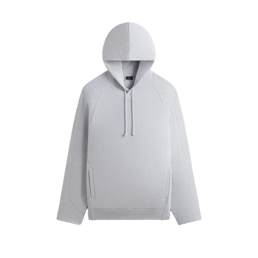 KITH Solid Raglan Casual Hoodie Men’s Light Heather Gray khm031900-002