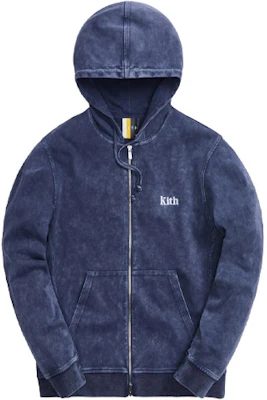 KITH SS21 蓝色男女同款纯色拉链连帽衫 KH2706-401 Buy KITH SS21 蓝色男女同款纯色拉链连帽衫 KH2706-401