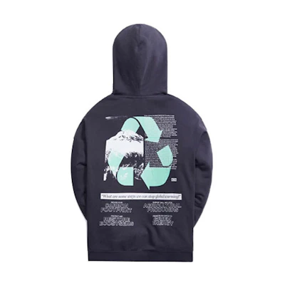 KITH SS21 Letter Logo Back Print Hoodie Unisex - Gray KH2692-105