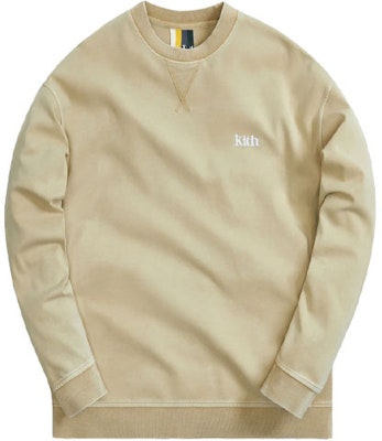 KITH SS21 ソリッドロゴ クルーネック 長袖スウェット 男女兼用 カーキ色. KH2666-210 Order KITH SS21 ソリッドロゴ クルーネック 長袖スウェット 男女兼用 カーキ色. KH2666-210