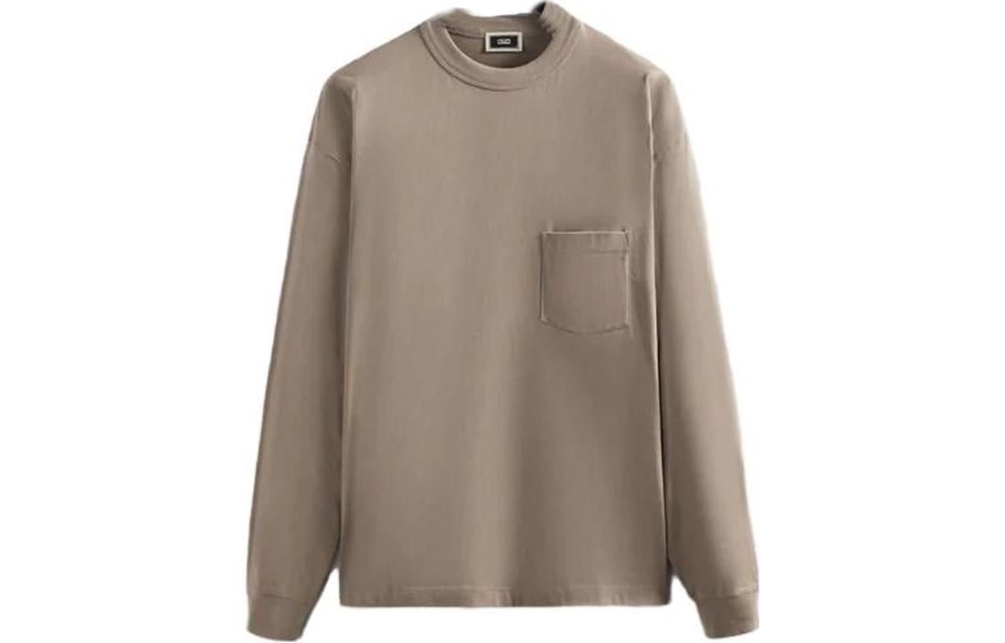 KITH SS23 Leonard Long Sleeve Tee Brown - Crewneck Pullover KHM030950-239