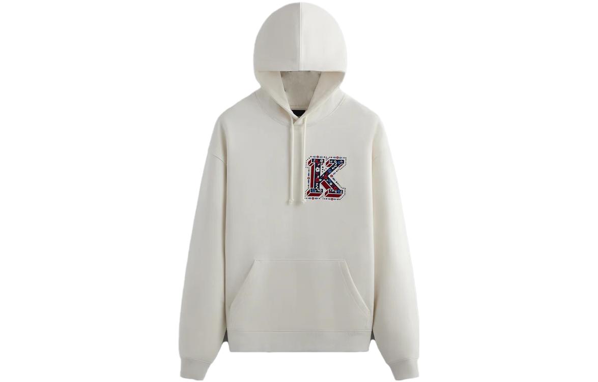 KITH SS23 Letter Graphic Hoodie Beige () KHM031005-104