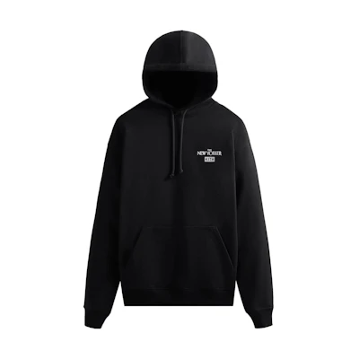 KITH SS23 Logo Graphic Hoodie Black KHM030826-001