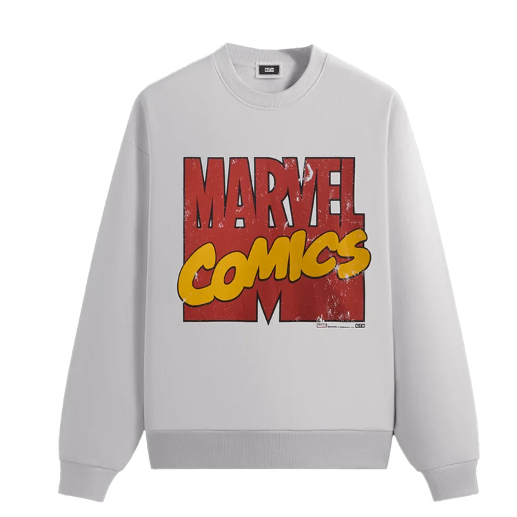 KITH SS24 85th Anniversary Retro Pullover Sweatshirt Unisex White KHM032529-101