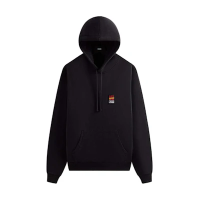 KITH SS24 Comics 85th Anniversary Hoodie Black Casual Pullover. KHM032531-001