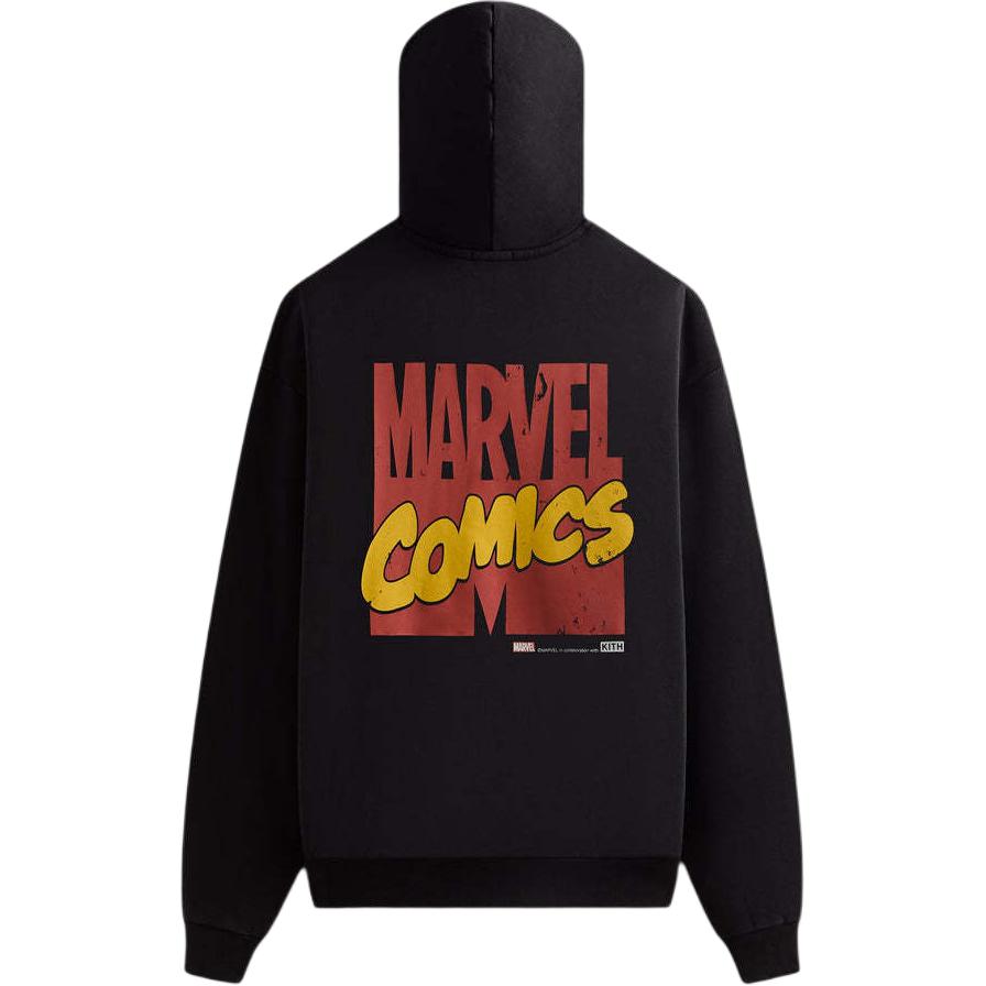 KITH SS24 Comics 85th Anniversary Hoodie  Black Casual Pullover. KHM032531-001 圖 3