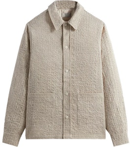 KITH SS24 デリバリーII キャンバスオーバーシャツジャケット ベージュポケット付き KHM031816-210 Order KITH SS24 デリバリーII キャンバスオーバーシャツジャケット ベージュポケット付き KHM031816-210