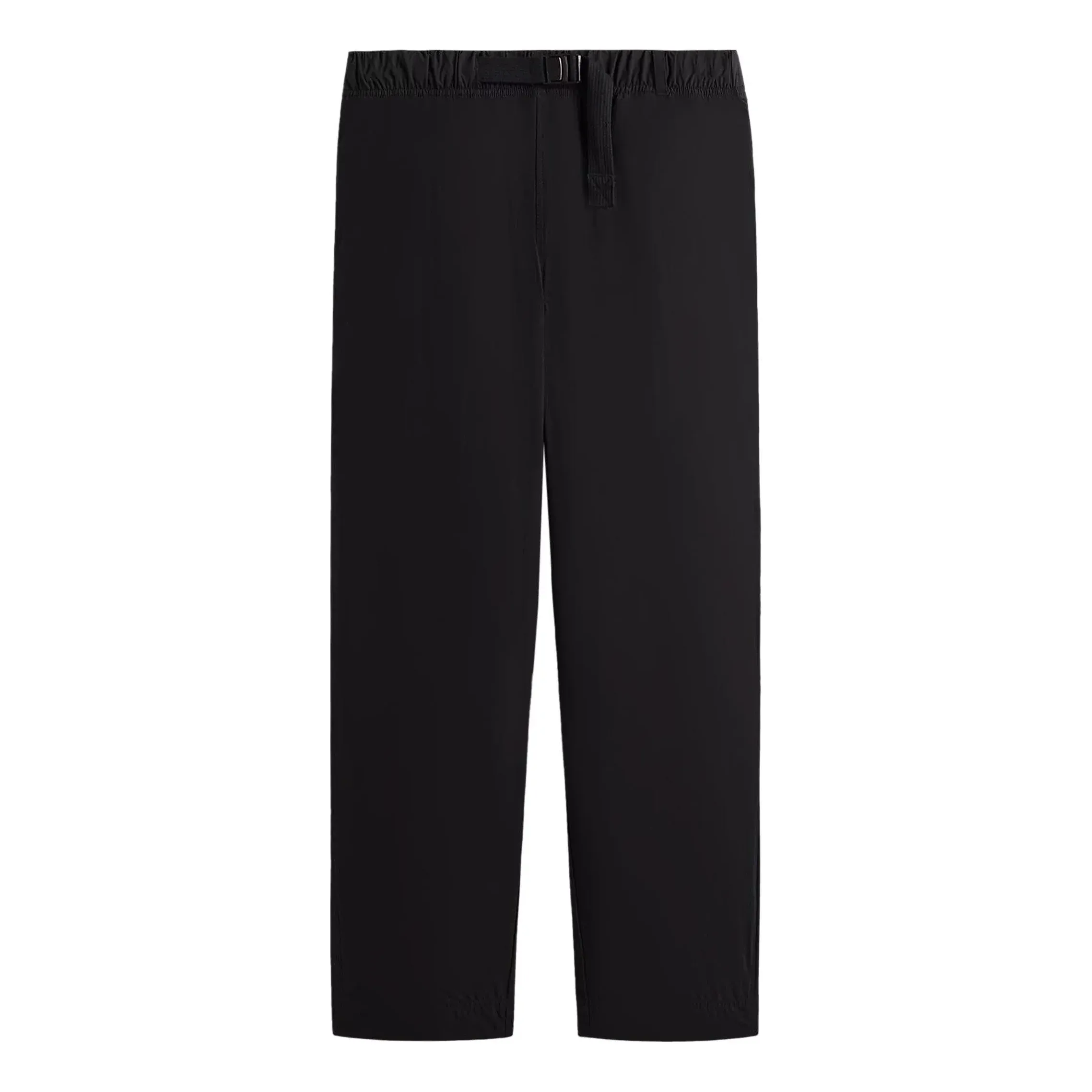 KITH SS24 Spring Delivery II  Black Elastic Waist Straight Sweatpants. KHM060557-001