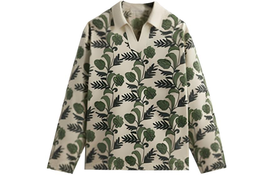 KITH SS24 Spring Delivery II  White Long Sleeve Shirt Casual Minimalist Style KHMo31838-972