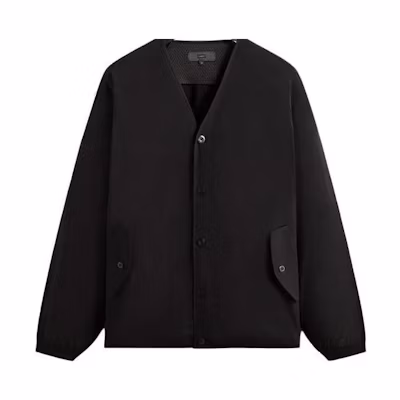 KITH SS24 Spring Delivery II Button-Up Cardigan Jacket Black () KHM010532-001