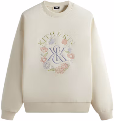 KITH SS24 Spring Delivery II Crewneck Embroidered Oversized Knit Sweater Beige KHM031992-104 Buy KITH SS24 Spring Delivery II Crewneck Embroidered Oversized Knit Sweater Beige KHM031992-104