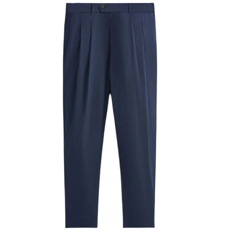 KITH SS24 Summer Loose Wide-Leg Pleated Side Pocket Pants Unisex - Nightshade khm060606-413