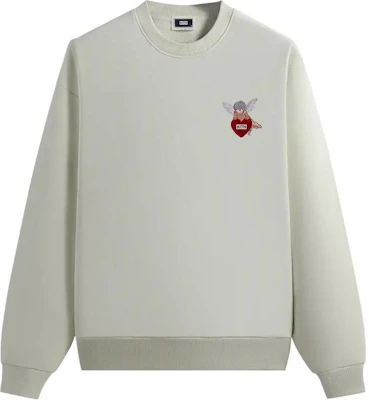 KITH SS24 Valentine's Cupid Embroidered Crewneck Sweatshirt Chalk Unisex khm031846-410 Buy KITH SS24 Valentine's Cupid Embroidered Crewneck Sweatshirt Chalk Unisex khm031846-410