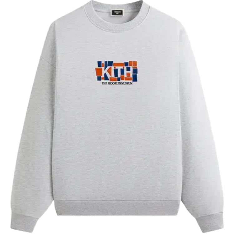 KITH SS25 Unisex Grey Crewneck Sweatshirt - Stylish, Comfortable & Versatile KHM033631-002
