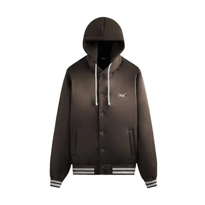 KITH Striped Brown Hoodie Jacket Long Sleeve KHM010367-211