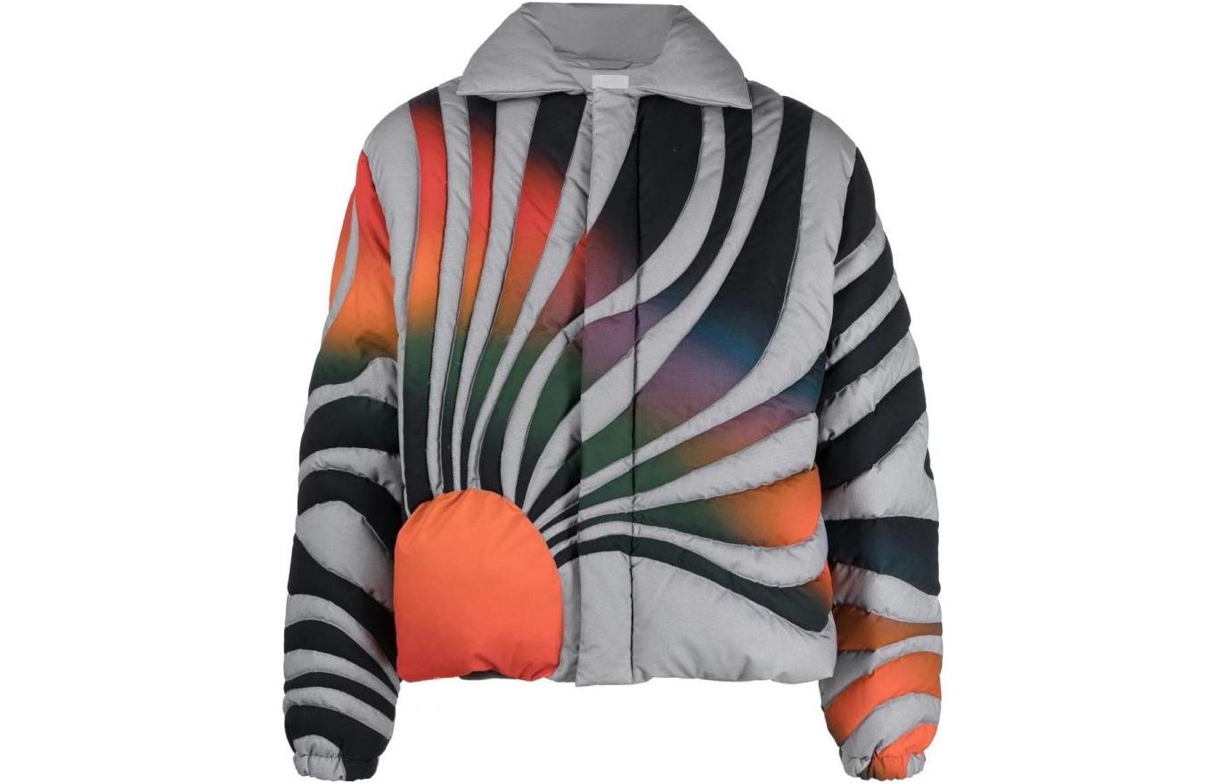 KITH Striped Zip-Up Jacket Multicolor Unisex ERL05C003-BLK