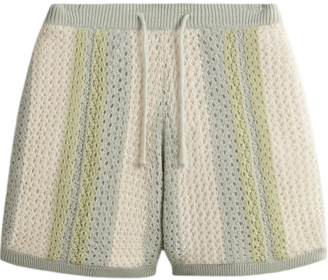 KITH 여름 SS24 유니섹스 릴렉스핏 크로셰 드로스트링 반바지 - 통기성 쉐이드 KHM060588-5017 Order KITH 여름 SS24 유니섹스 릴렉스핏 크로셰 드로스트링 반바지 - 통기성 쉐이드 KHM060588-5017