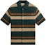 Order KITH Summer SS24 Unisex Striped Crochet Button-Up Short Sleeve Shirt Chronicle. KHM032046-329