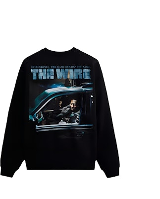 KITH ザ・ワイヤー ルールズチェンジ ヴィンテージブラック クルーネックスウェットシャツ ユニセックス KHM030492-001 Lookbook KITH ザ・ワイヤー ルールズチェンジ ヴィンテージブラック クルーネックスウェットシャツ ユニセックス KHM030492-001