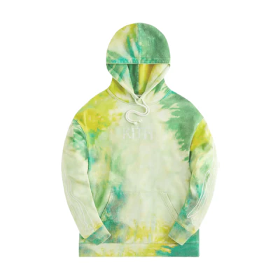KITH Tie-Dye Floral Hoodie Multicolor Pullover Long Sleeve KHT030093-304