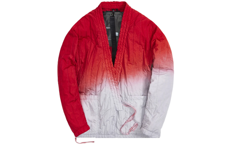 KITH Tie-Dye Nylon Kimono Jacket Unisex Red NMN-I20196-155
