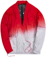 KITH Tie-Dye Nylon Kimono Jacket Unisex Red NMN-I20196-155 KITH Tie-Dye Nylon Kimono Jacket Unisex Red NMN-I20196-155