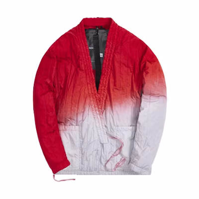 KITH Tie-Dye Nylon Kimono Jacket Unisex Red NMN-I20196-155