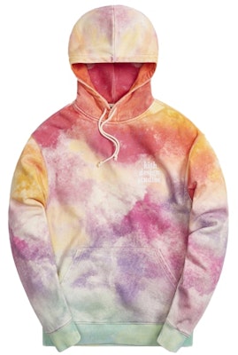 KITH Tie Dye Williams III Hoodie Pink/Green Buy KITH Tie Dye Williams III Hoodie Pink/Green