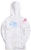 KITH Tie Dye Williams III Hoodie White/Red