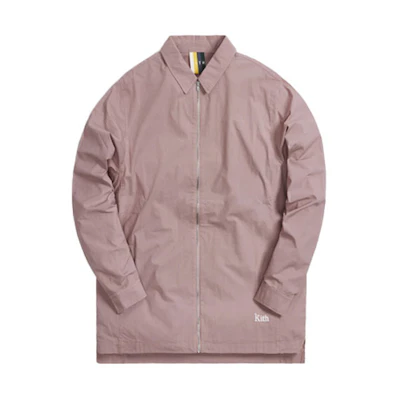 KITH Tighe Collared Button-Up Jacket Cinnamon Unisex Slim Fit Casual Outerwear KH3998-603